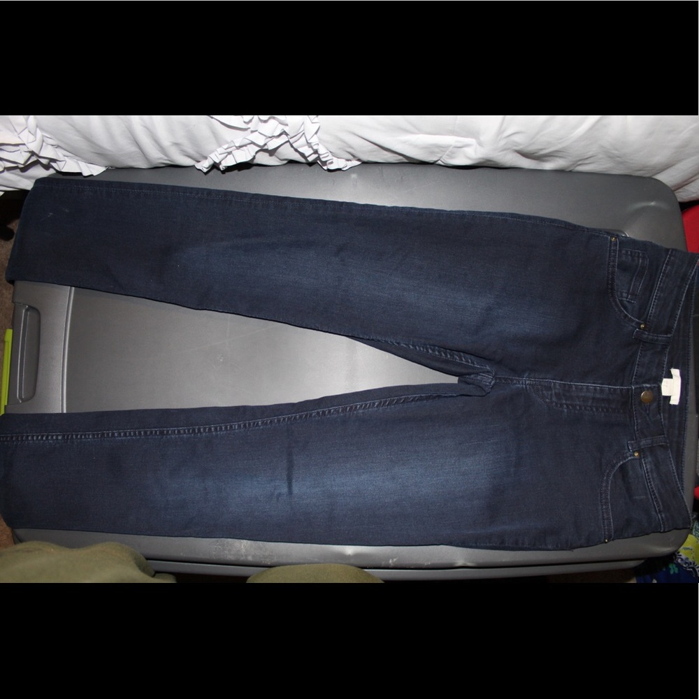 H&M dark wash skinny jeans